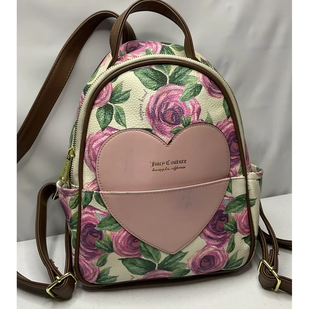 Juicy Couture Whole Lotta Love Backpack Moody Garden Cream